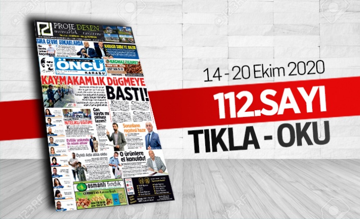 Öncü Karasu Gazetesi 112.sayı