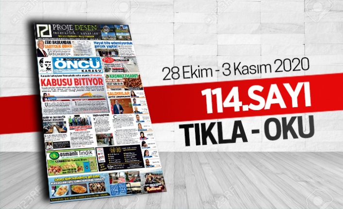 Öncü Karasu Gazetesi 114.sayı