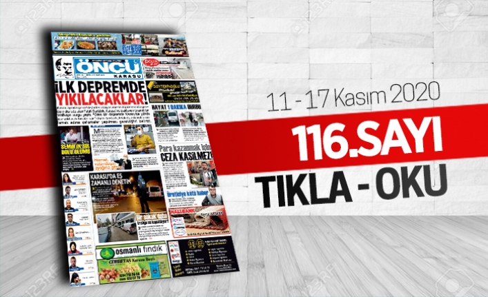Öncü Karasu Gazetesi 116.sayı