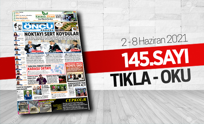 Öncü Karasu Gazetesi 145.sayı