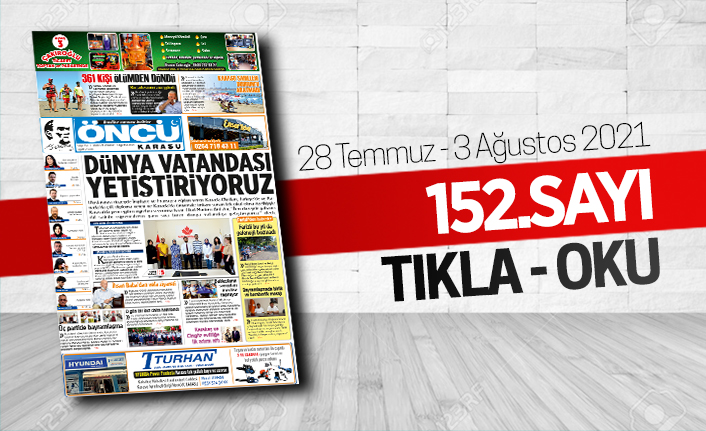 Öncü Karasu Gazetesi 152.sayı