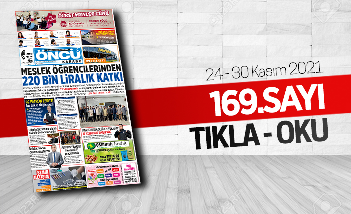 Öncü Karasu Gazetesi 169.sayı