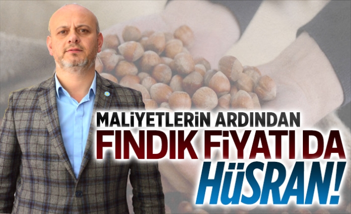 Hasan Sarıoğlu, fındık alım fiyatını değerlendirdi