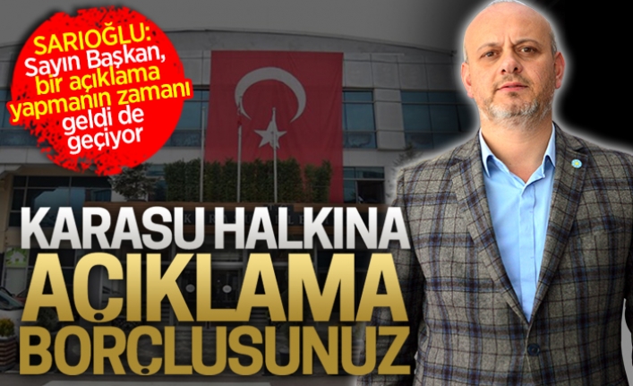 Başkan Sarıoğlu, Karasu Belediyesi'nin puantaj sistemine ilişkin açıklama yaptı