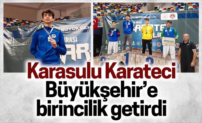Karasulu Karateci, Büyükşehir’e birincilik getirdi